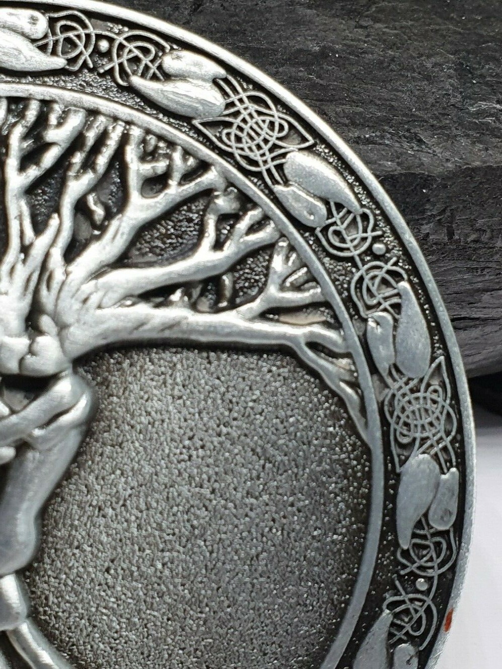 Belt Buckle Tree Of Life Odins Askr & Embla For 40mm Belt Pagan Norse Viking Uk