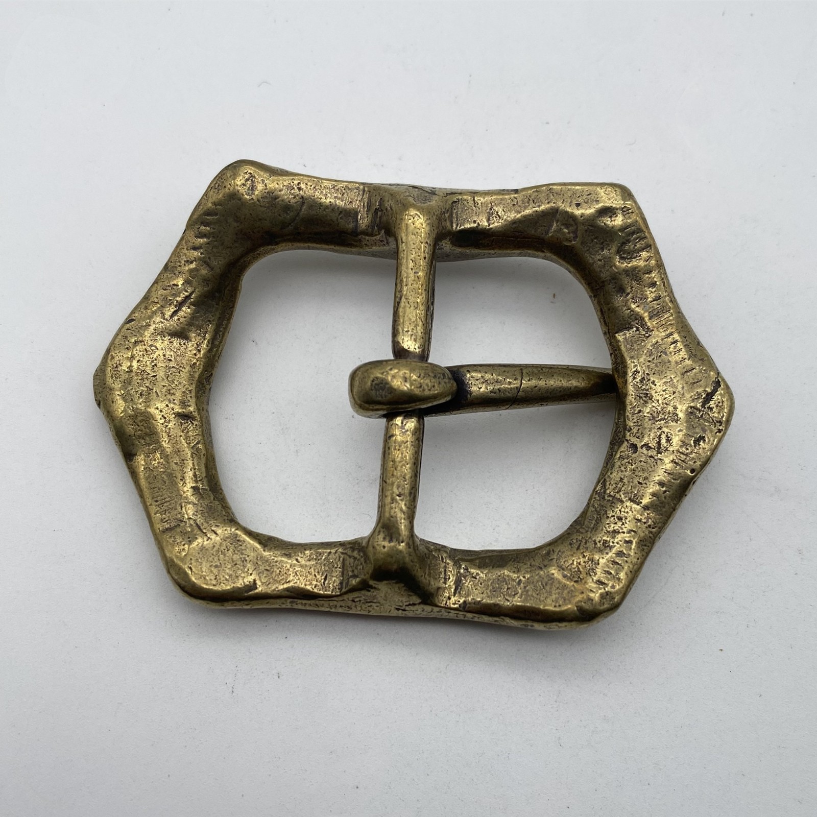 Antique Copper Casted Buckle,Retro Brass Plain Buckle