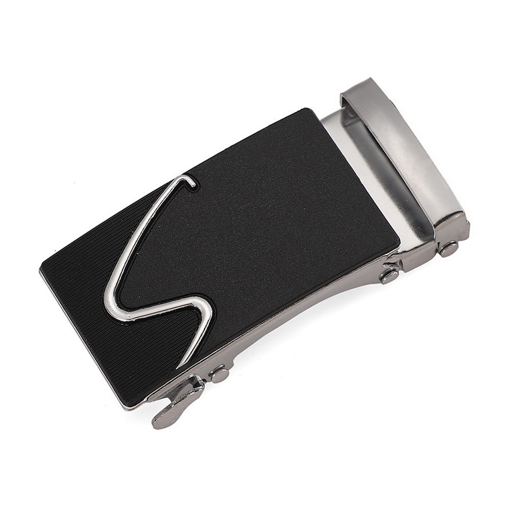 Classic Men’s Automatic Slide Buckle Rectangle Ratchet Belt Buckle Replacement