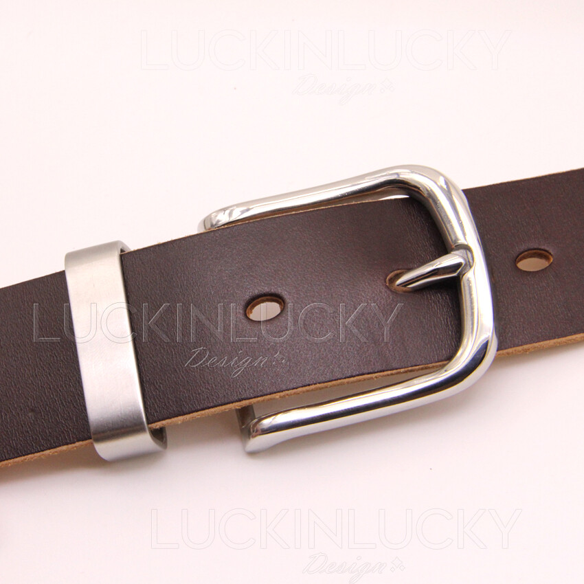 Stainless Steel belt buckle Silver buckle Men belt buckle for 38mm/1.5  »Leather