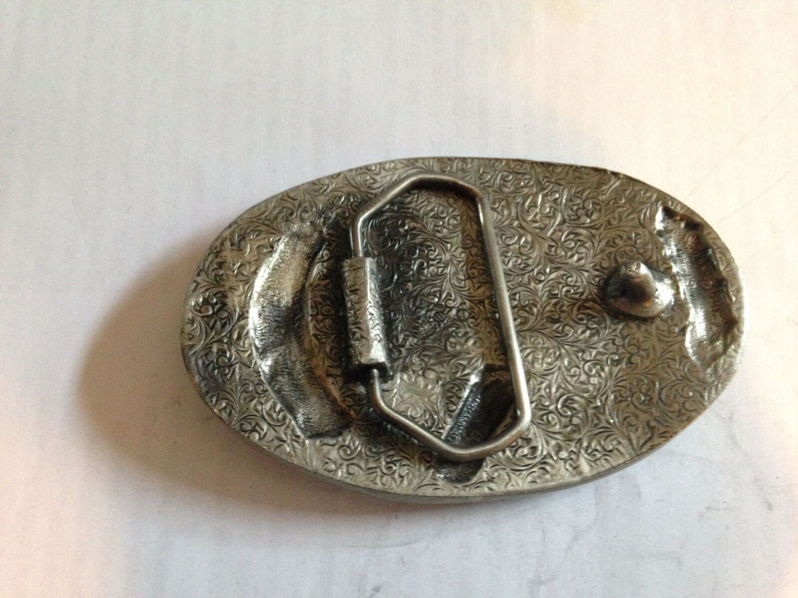 Hunting Scene Belt Buckle