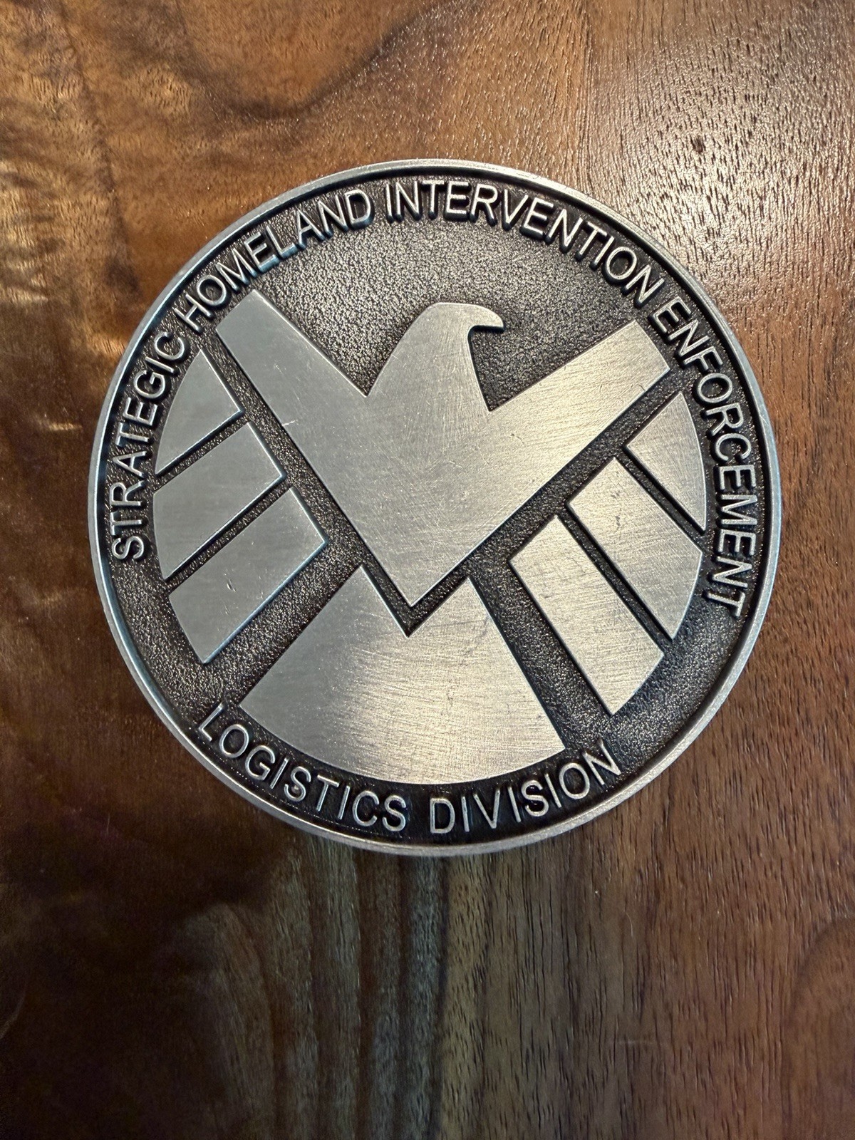 Marvel Strategic Homeland Intervention Pewter Finish Metal Belt Buckle