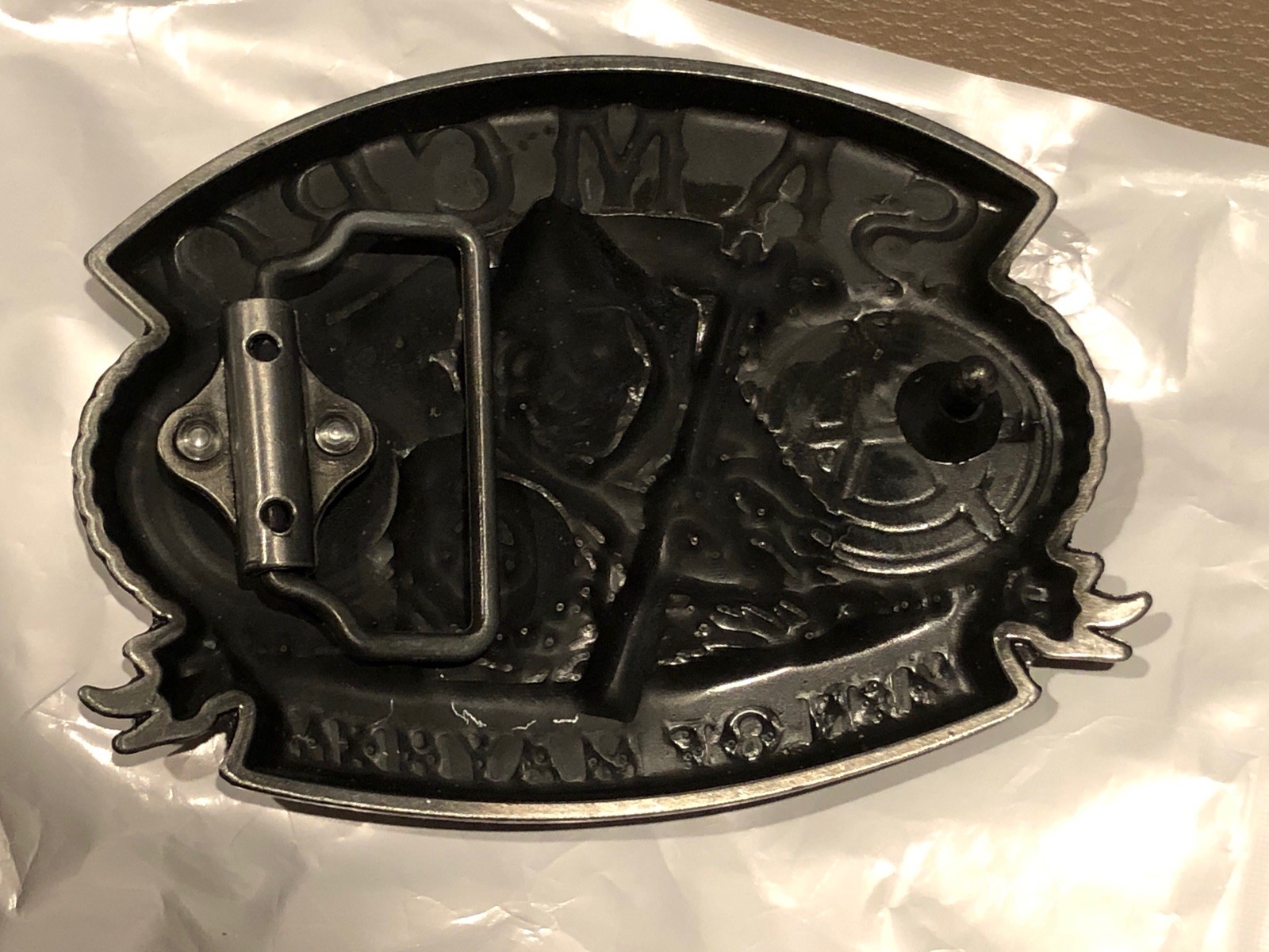 SAMCRO Sons of Anarchy Men of Mayhem 3D Grim Reaper Icon Metal Belt Buckle NWT
