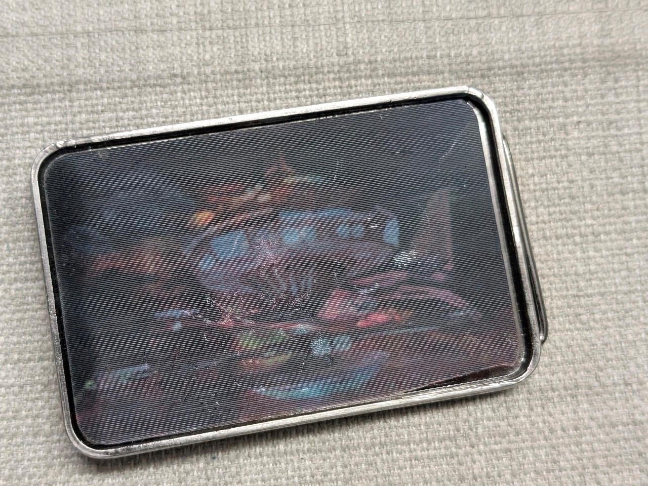 vintage STAR TREK belt buckle THE MOTION PICTURE regula one ENTERPRISE sci-fi