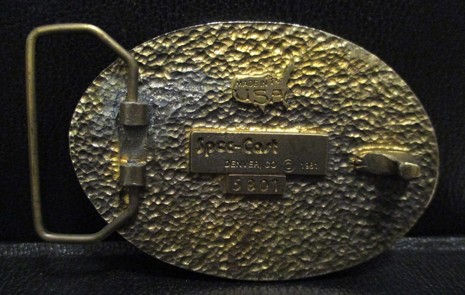 Goose Geese Brass Belt Buckle Spec Cast Denver 1981 Collectible Serial No. 5801