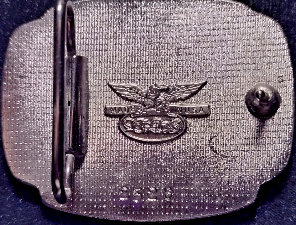 Vietnam Veteran Enamel « We Served Our Time in Hell » Made in USA Belt Buckle NEW
