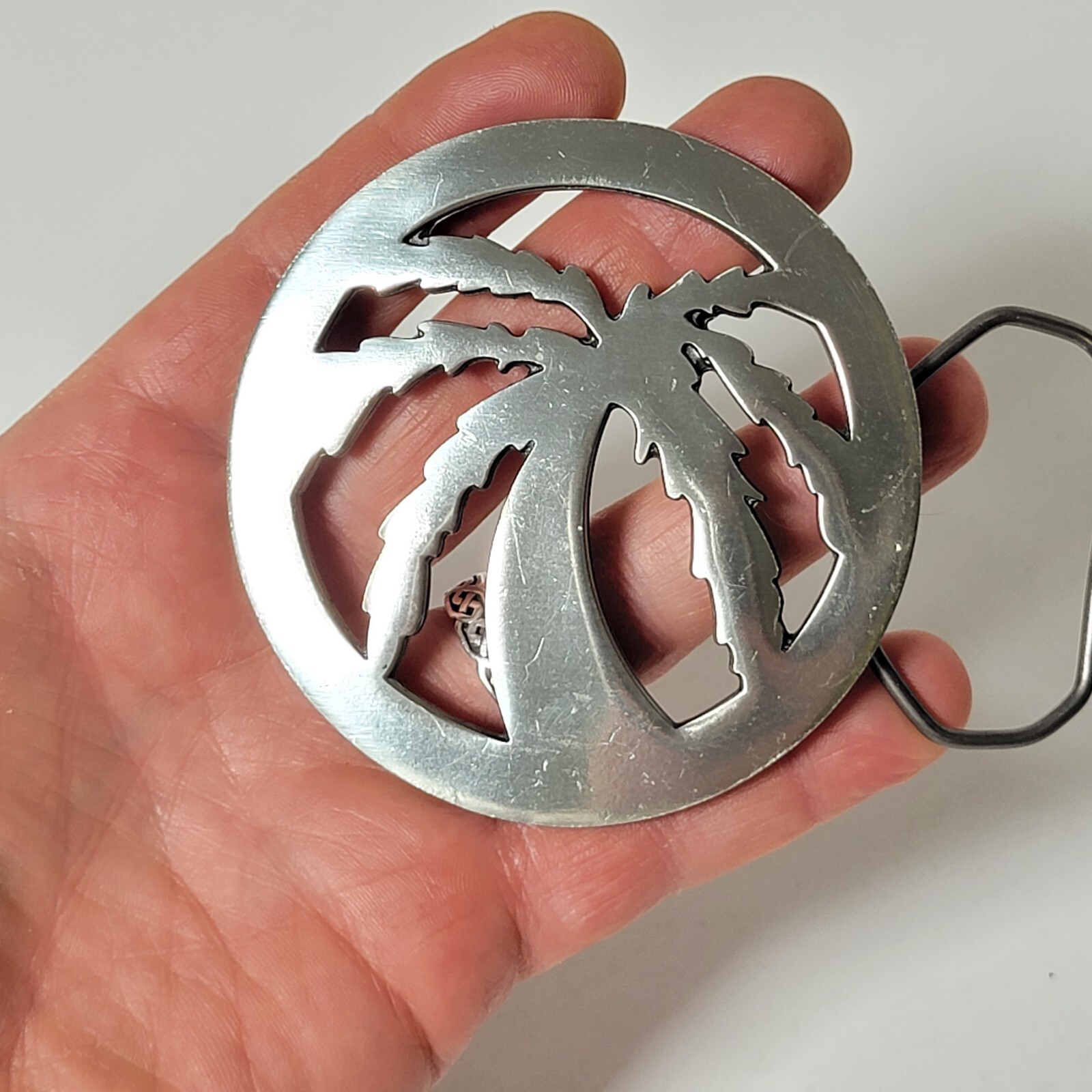 2004 Palm Tree Belt Buckle Great American Products BKL 4666