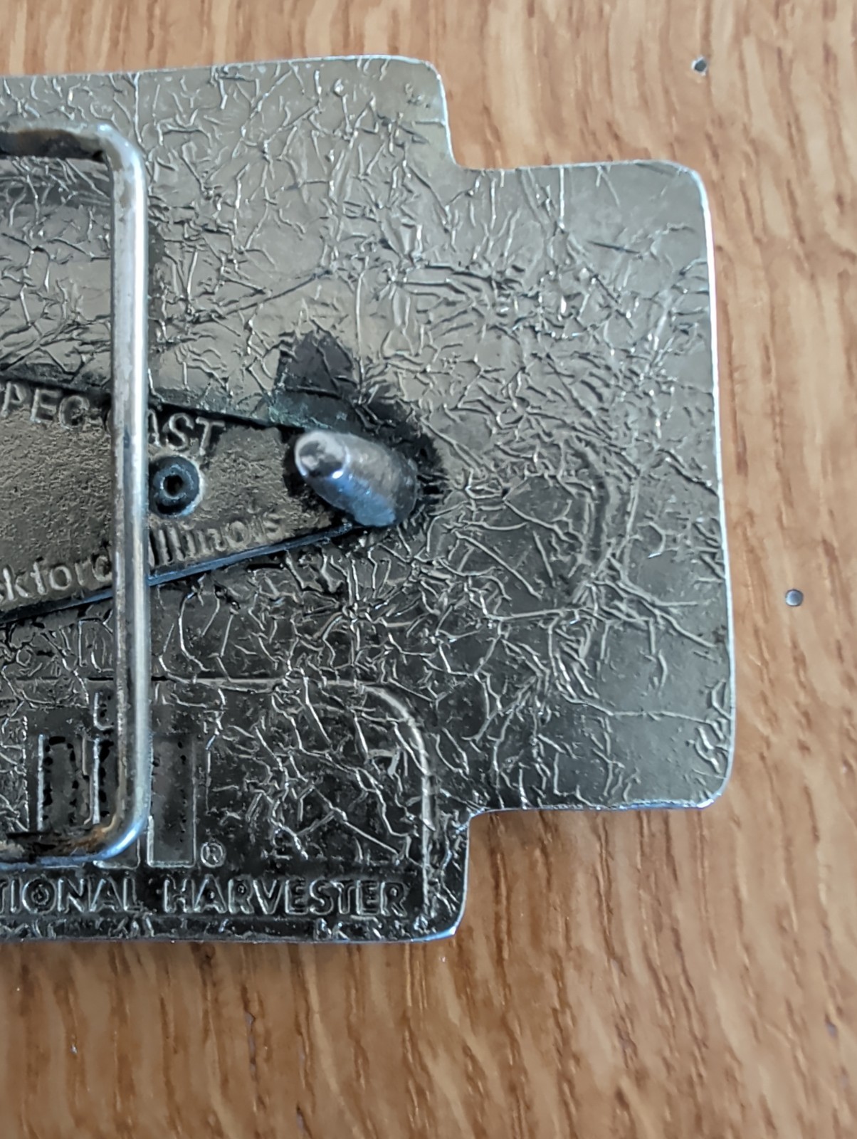 Mint – International Harvester S Series Belt Buckle Silver Truck 80s Spec-Cast