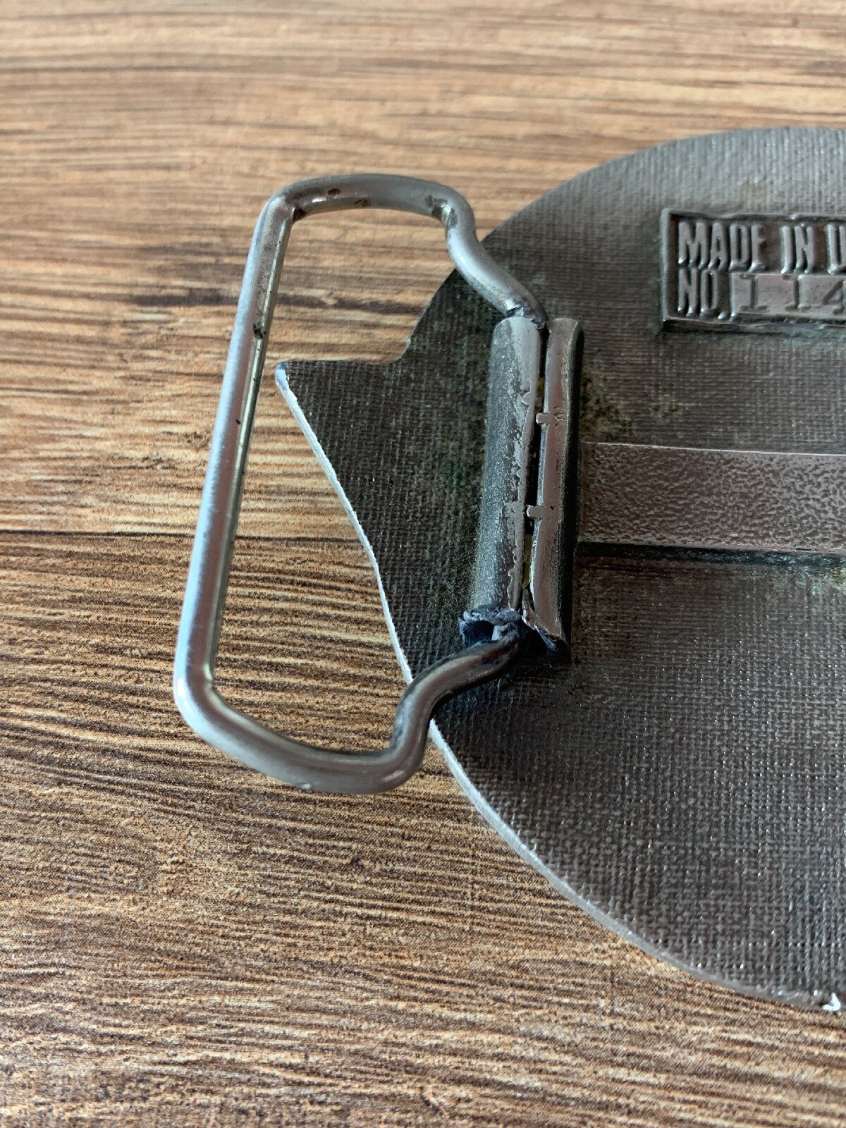Vintage Chevrolet Corvette 25th Anniversary Metal Belt Buckle