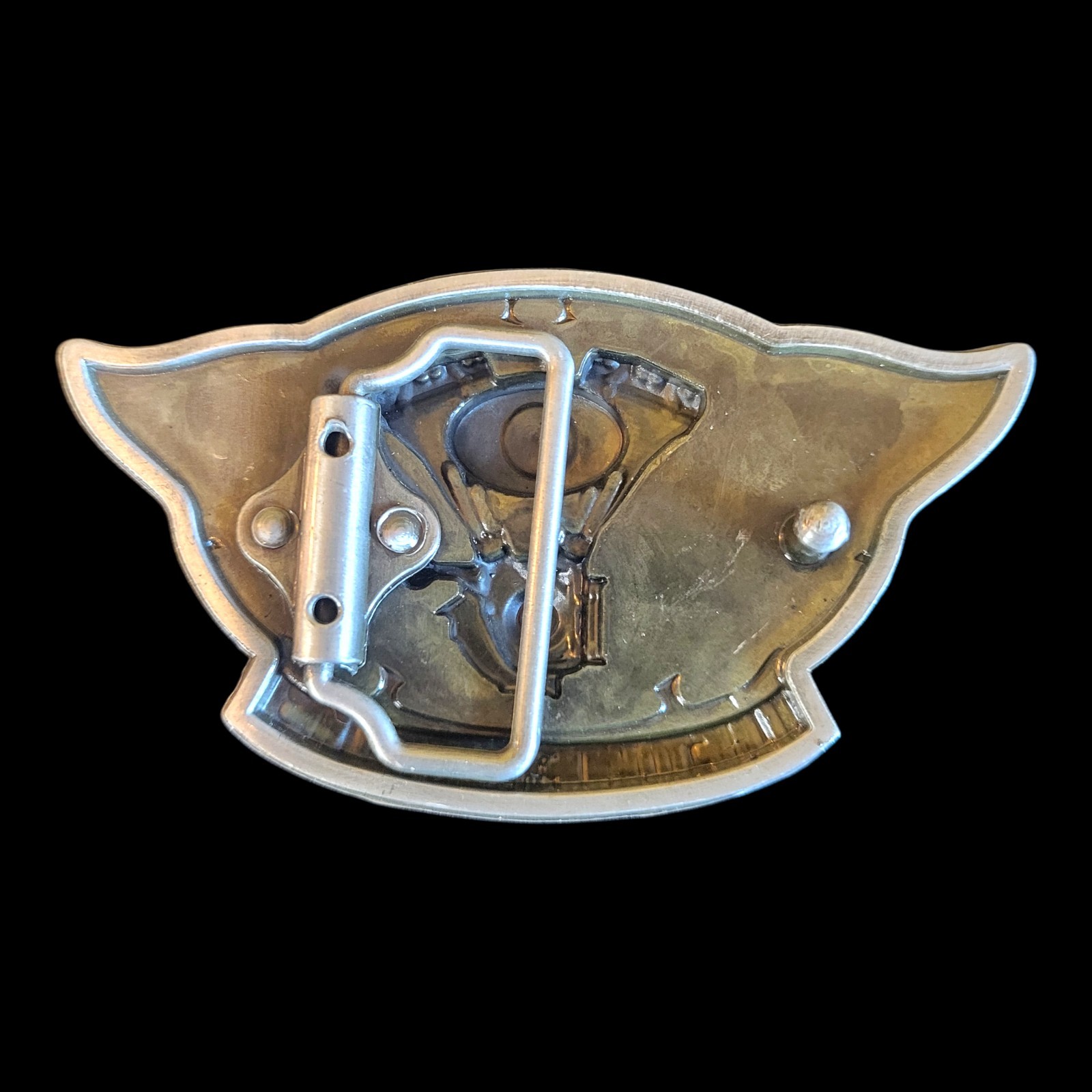 Live To Ride Ride To Live Flaming Biker Belt Buckle Metal & Glossy Enamel