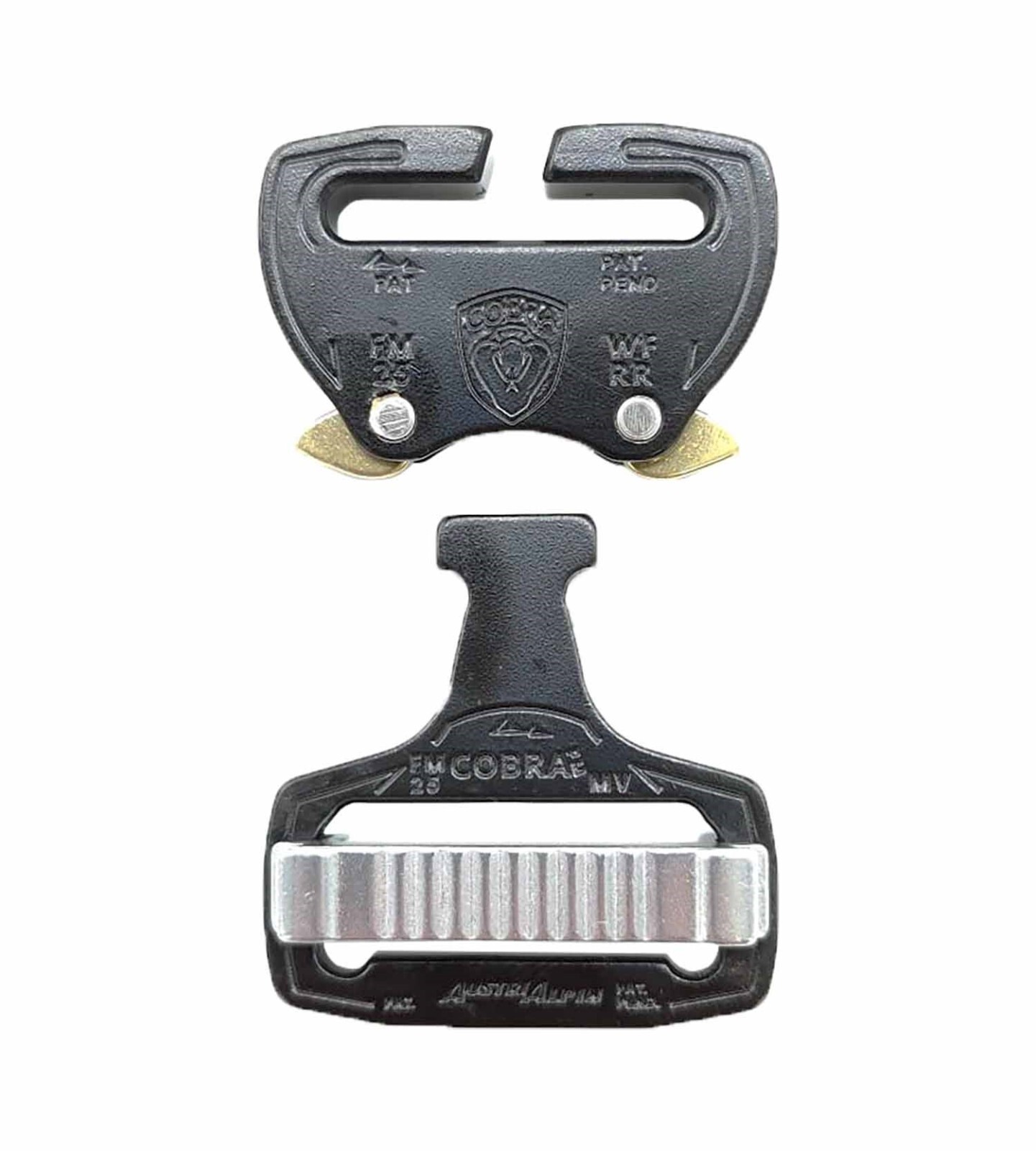 AustriAlpin Cobra Buckle Retrofit RnR 25mm / 1&Prime; Black Fashion Model – FM25KVF-RR