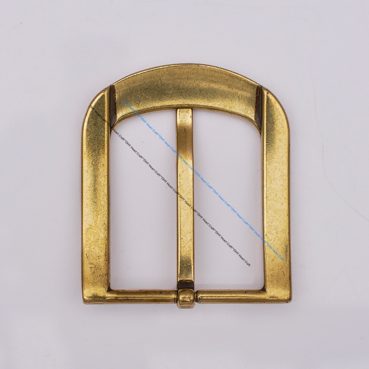 Metal Vintage Gold Mens Single Prong Jeans Pin Handmade DIY Leather Belt Buckle