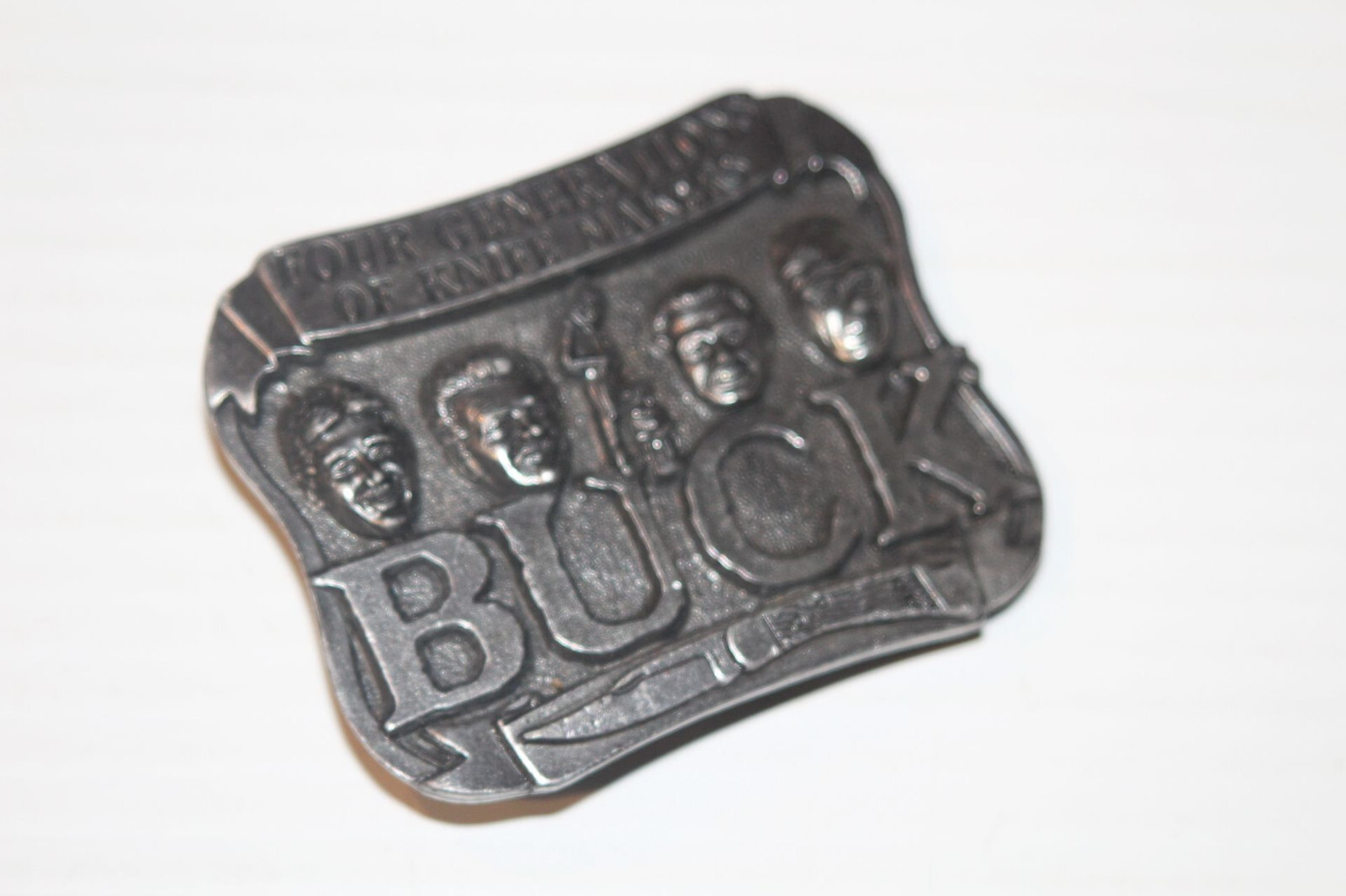 Vintage Buck Knife Belt Buckle – Four Generations of Knife Makers Smoky Mountain