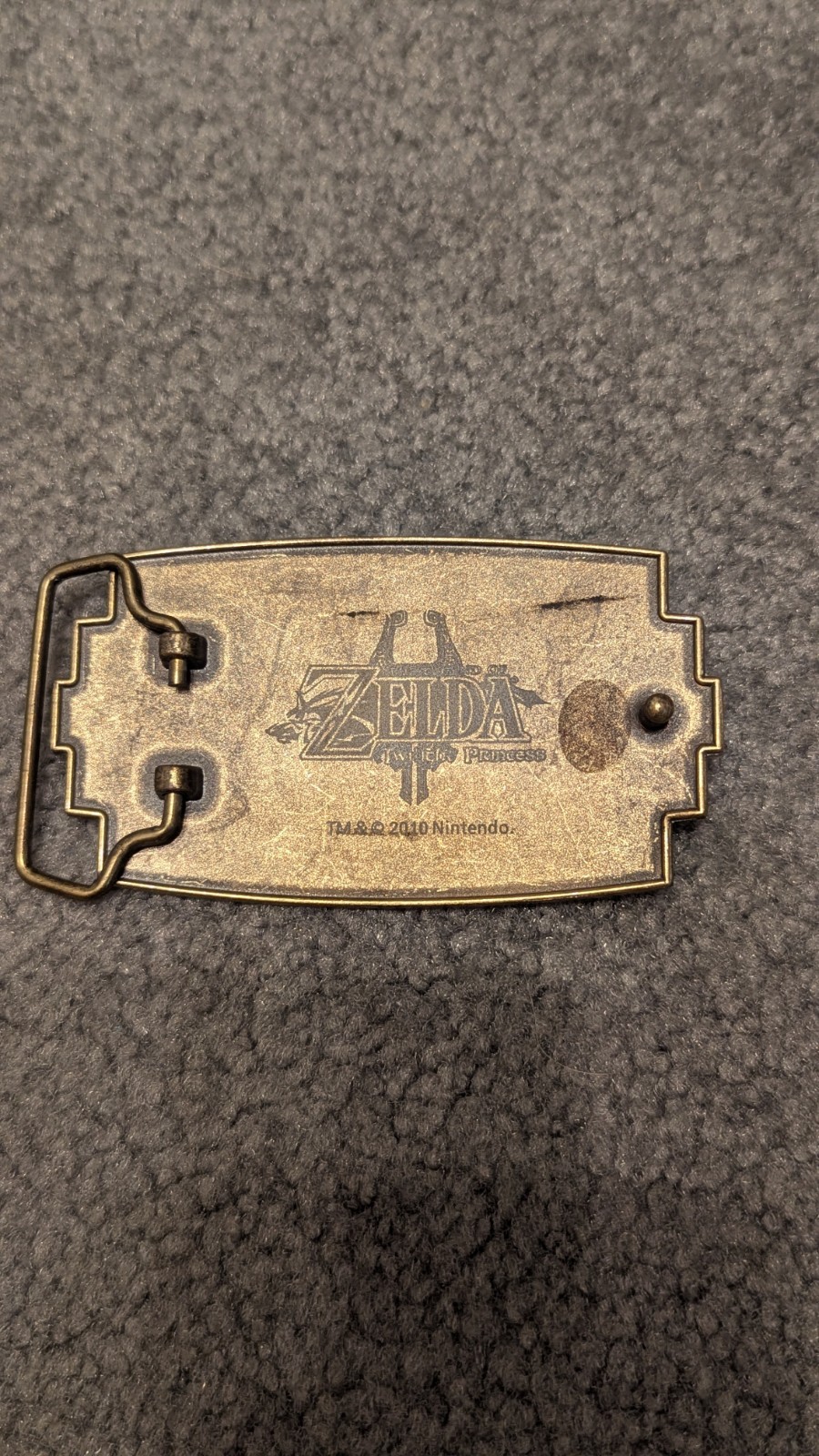 The Legend Of Zelda Twilight Princess Triforce Belt Buckle Official Nintendo