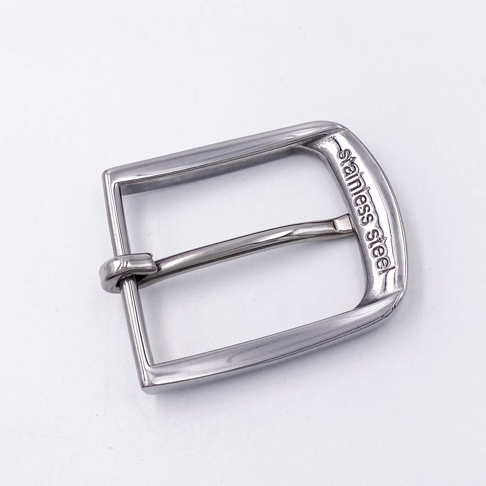 Heavy Duty 1.5&Prime; Stainless Steel Single Prong Square Belt Buckle – Durable & Styl