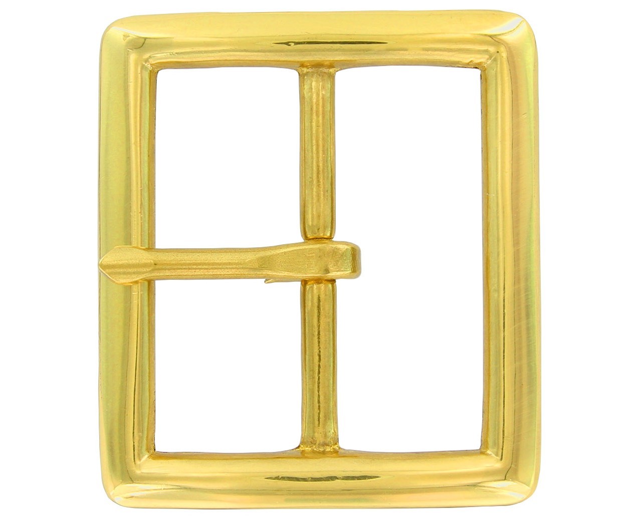Solid Brass Replacement Center Bar Belt Buckle Fits 1-3/4&Prime; wide Belt Strap