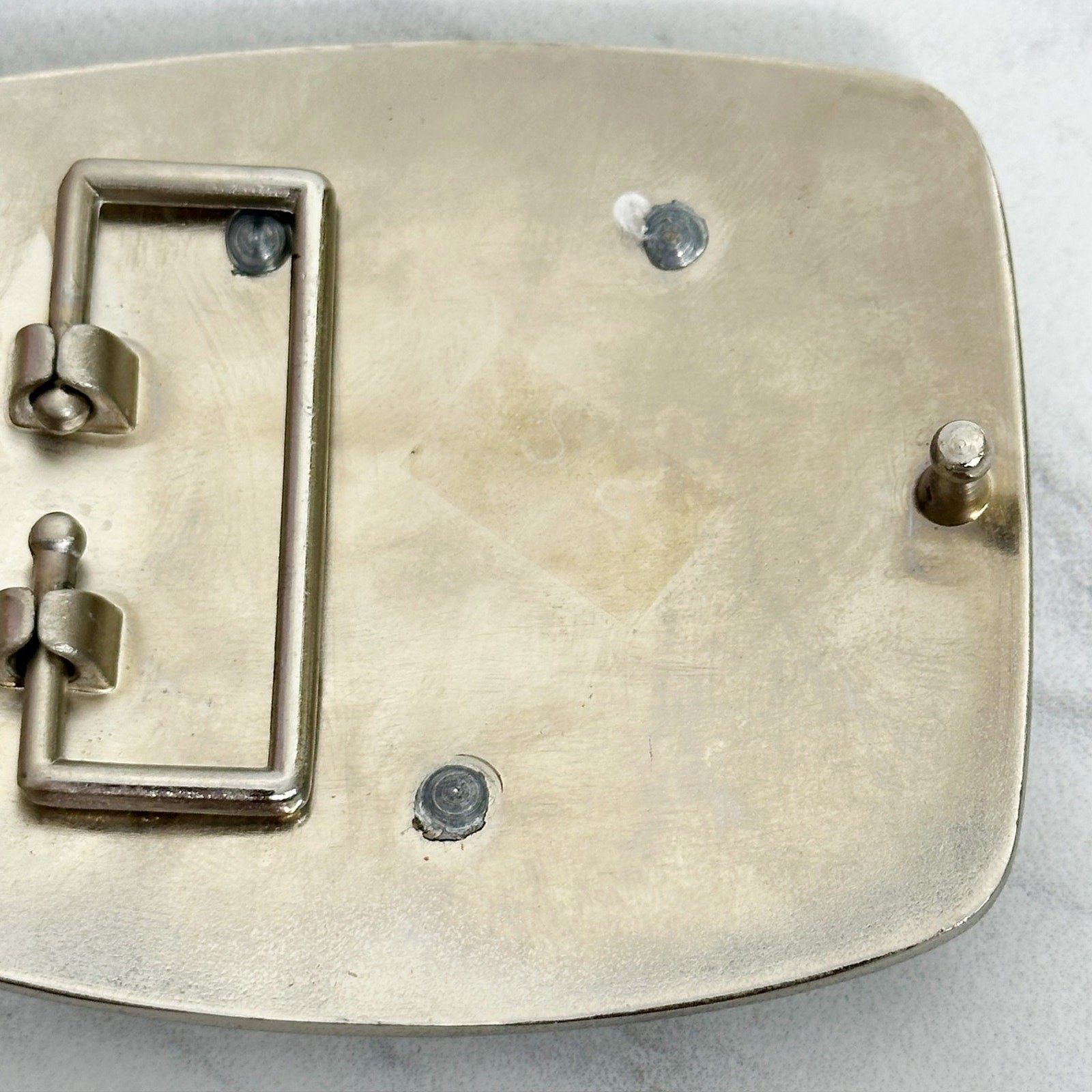 Letter Y Initial Monogram Silver Tone Belt Buckle Western – 3.16&Prime; x 2.78&Prime;
