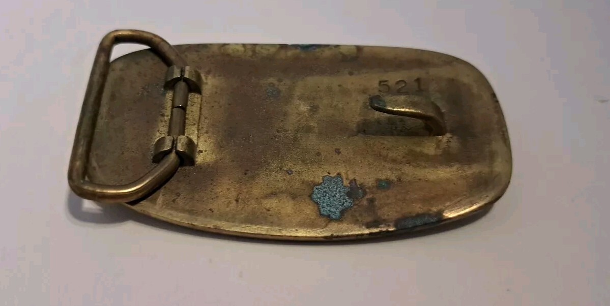 VINTAGE FLIGHT IN ARIZONA 1911-1986 BRASS BELT BUCKLE
