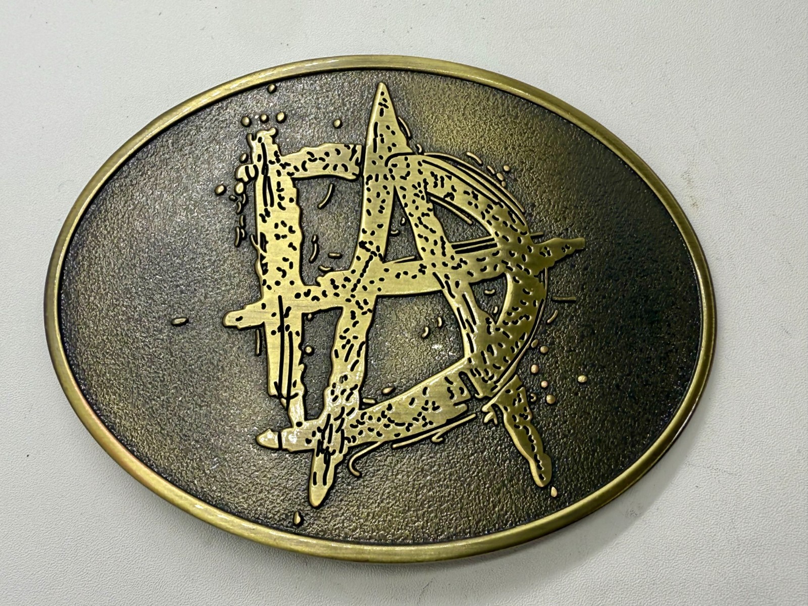 TM & 2016 WWE Wrestler Dean Ambros Lootcrate Exclusive Gold Belt Buckle
