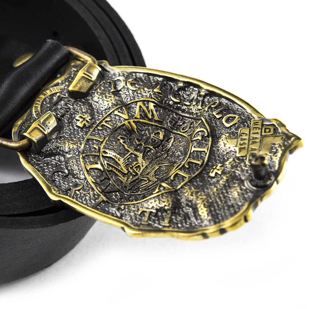 Belt buckle « Templar »; knight order belt buckle; Crusader Knight buckle