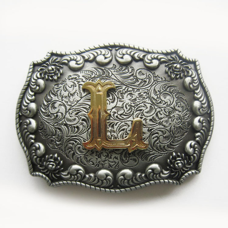 Western Initial Letter L Belt Buckle Gurtelschnalle also Stock in US