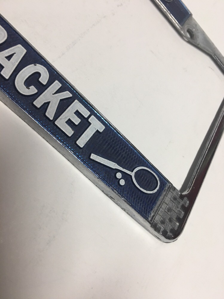 Tennis is My Racket License Plate Frame