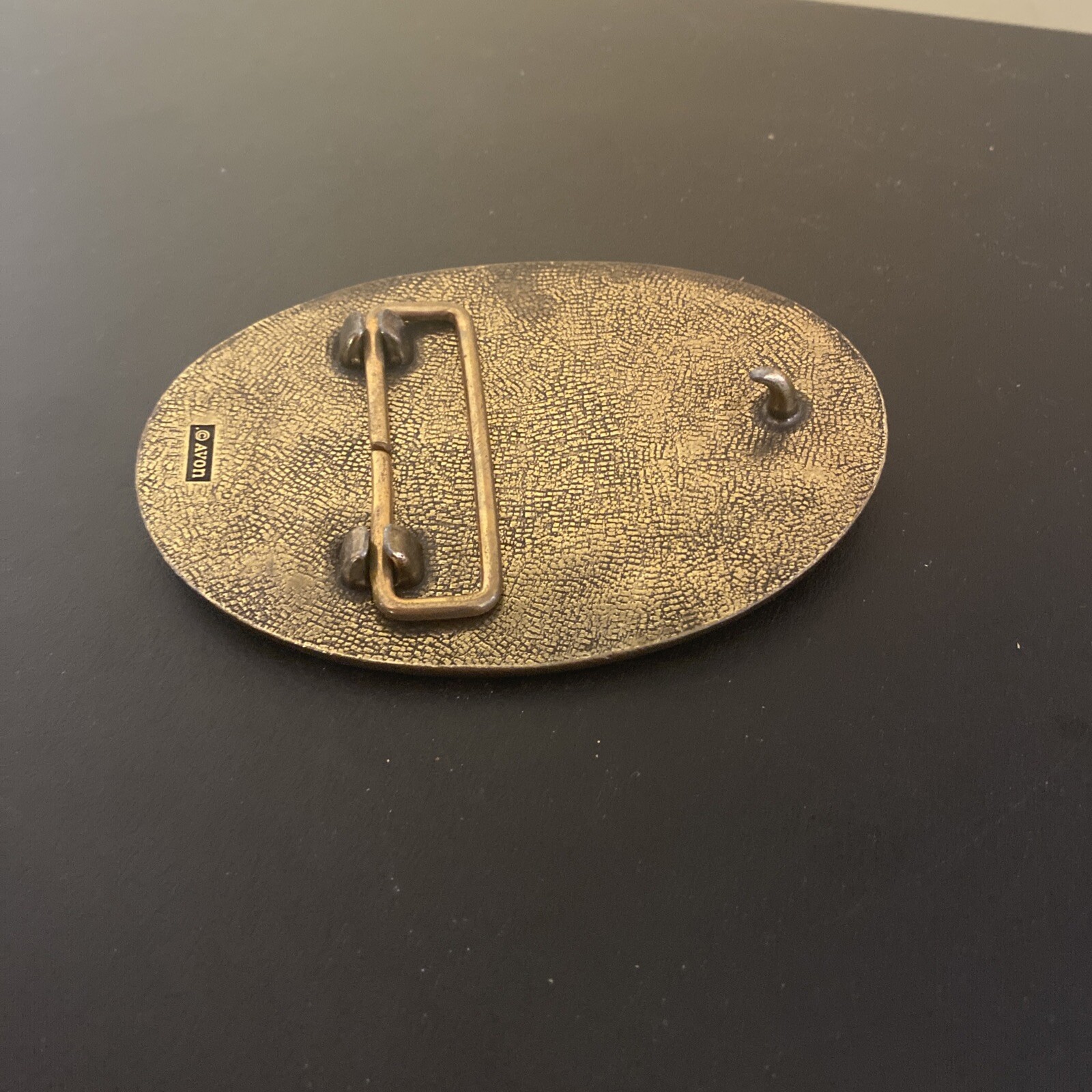 Antique Car Belt Buckle Avon Vintage Model T Brass Look Automobile Vehicle