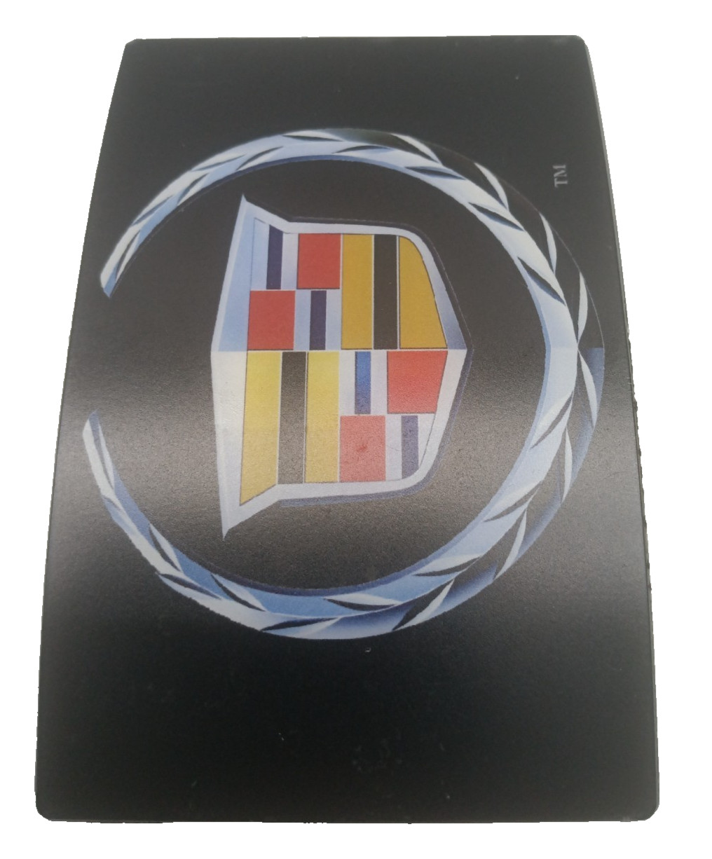 Cadillac Crest Wreath Logo Belt Buckle GM Licensed Metal 1990-2010 Promo 2&Prime; x 4&Prime;