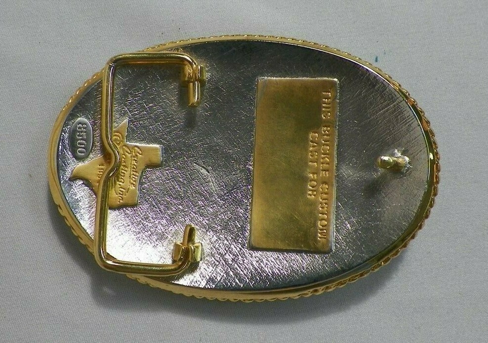 1994 68th Annual Illinois State Skeet Championships Belt Buckle Creative Casting