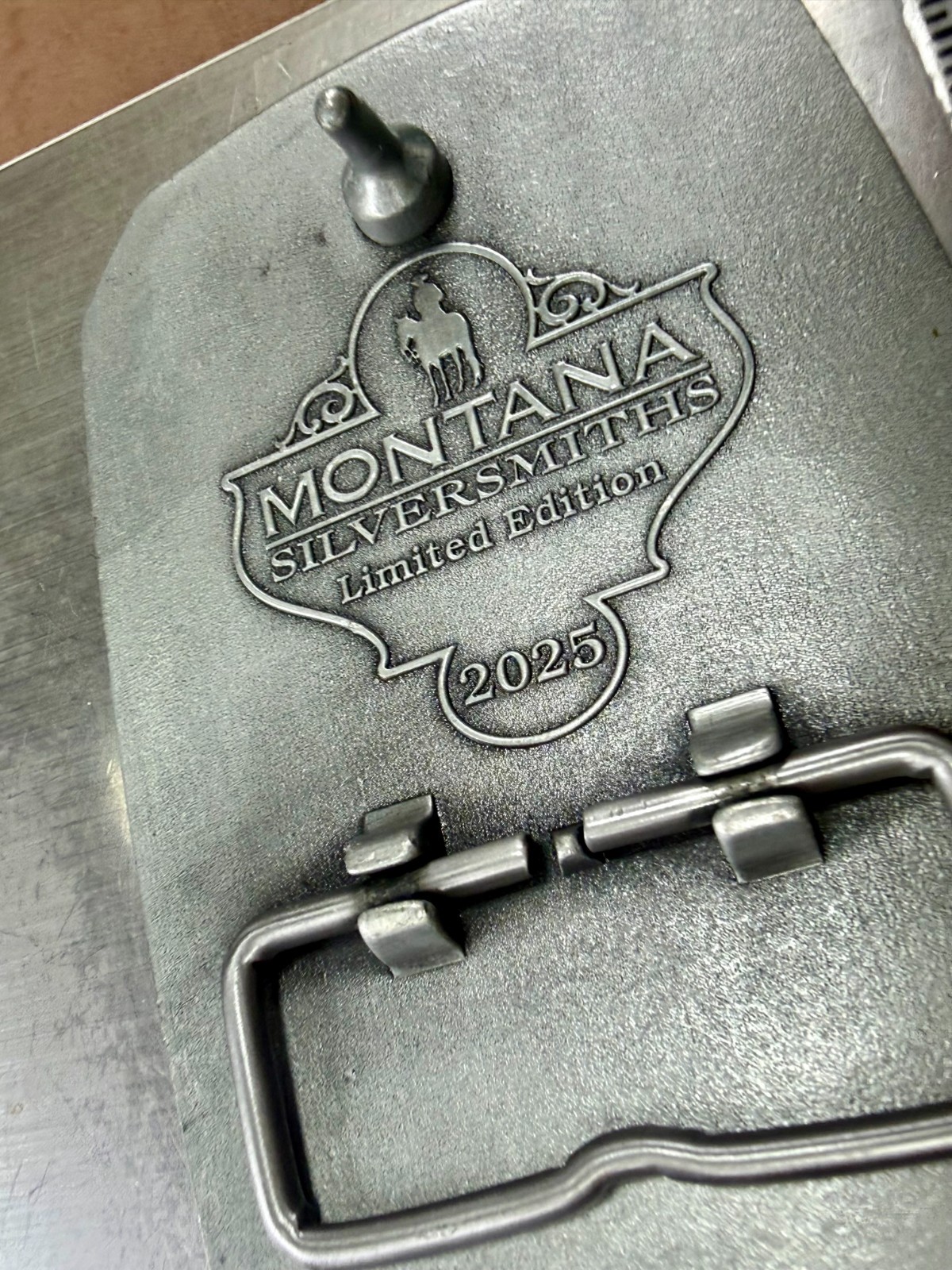 2025 Pendleton Whiskey Let&rsquo;er Buck Rodeo Cowboy Montana Silversmiths Belt Buckle