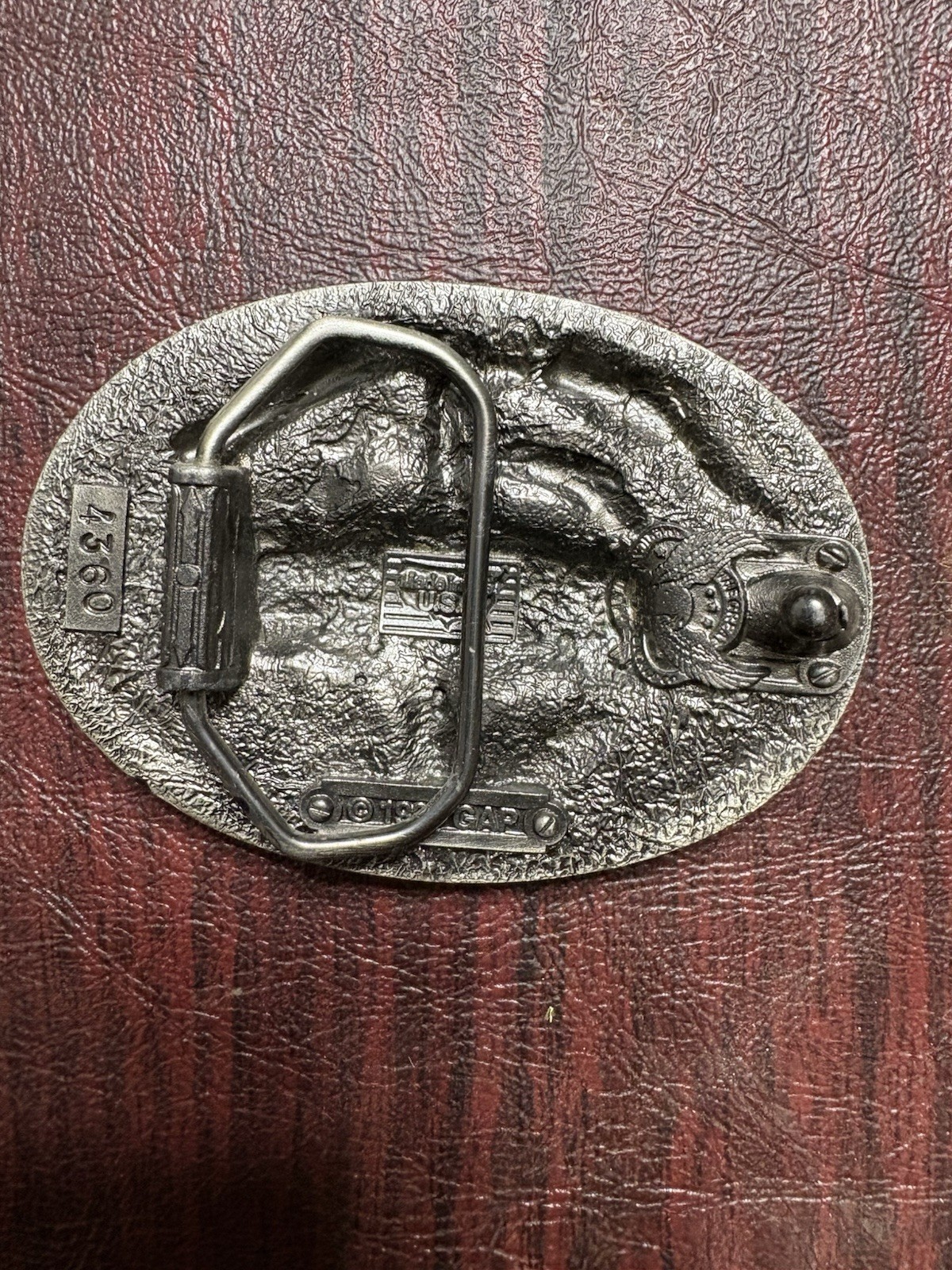 Vintage Vietnam Veteran Belt Buckle Made in USA Military Vet Collectible
