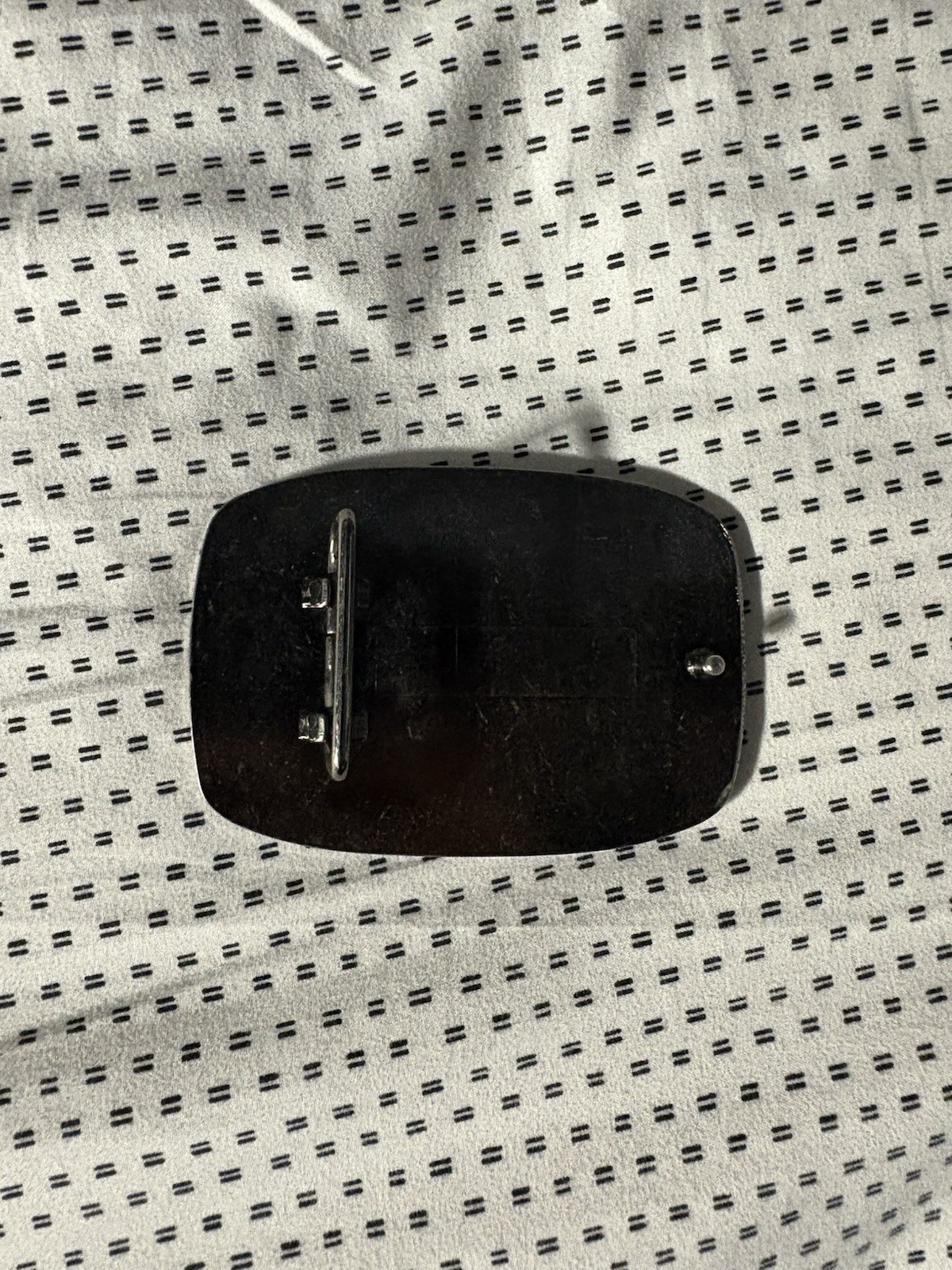 Fender Rectangular Interchangeable Logo Belt Buckle Metal Fits 1.5 in