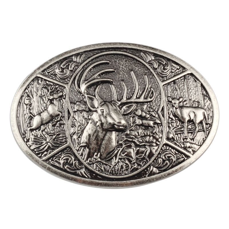 Deer Hunter Buckles – 3.8cm Animal Buckle For Leather Belt Fashion Accessories