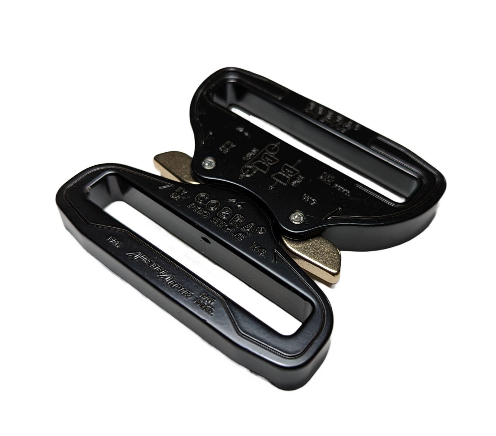 AustriAlpin COBRA 2.25&Prime; 58mm Quick Release Dual Wide Fixed Duty Belt Buckle