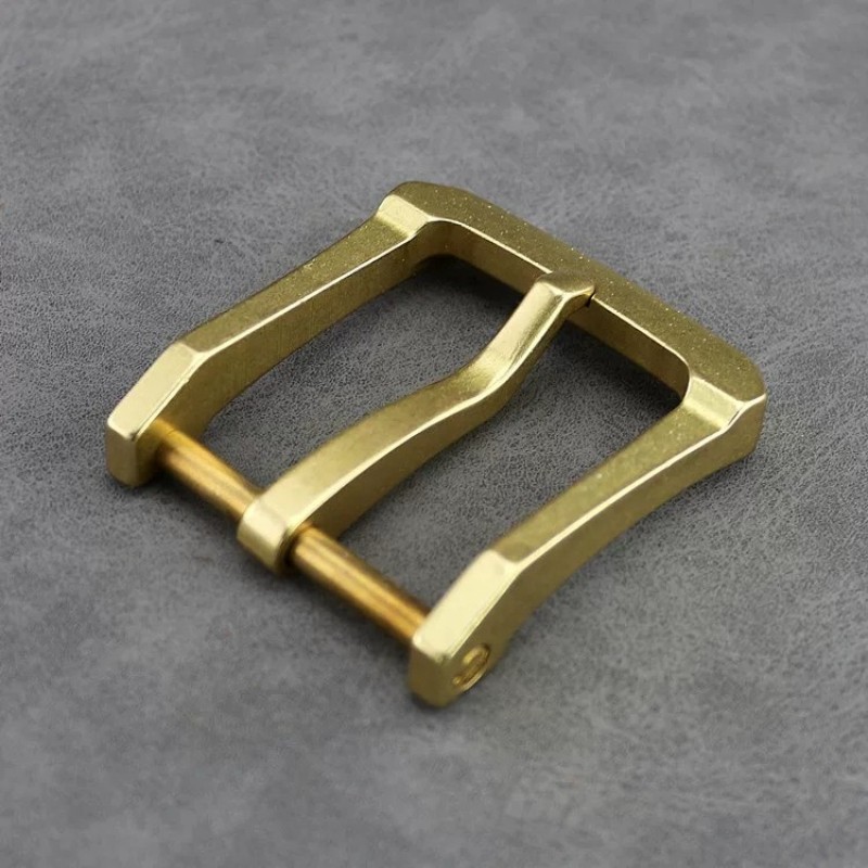 Brass Single Prong Belt Buckle Replacement Fits 3.8cm Wide Belt