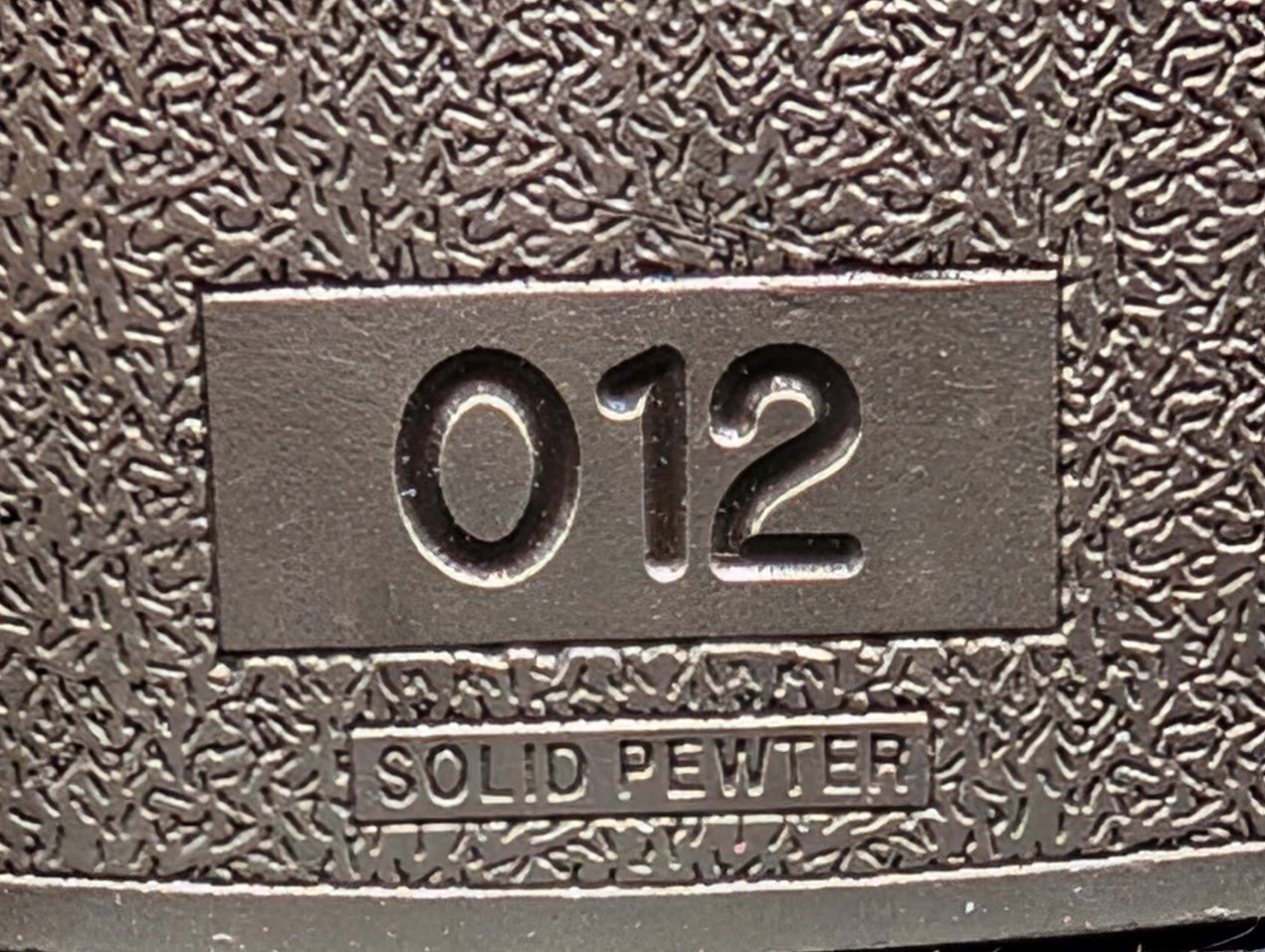 Royal Canadian Legion Pewter 75th Anniversary Belt Buckle