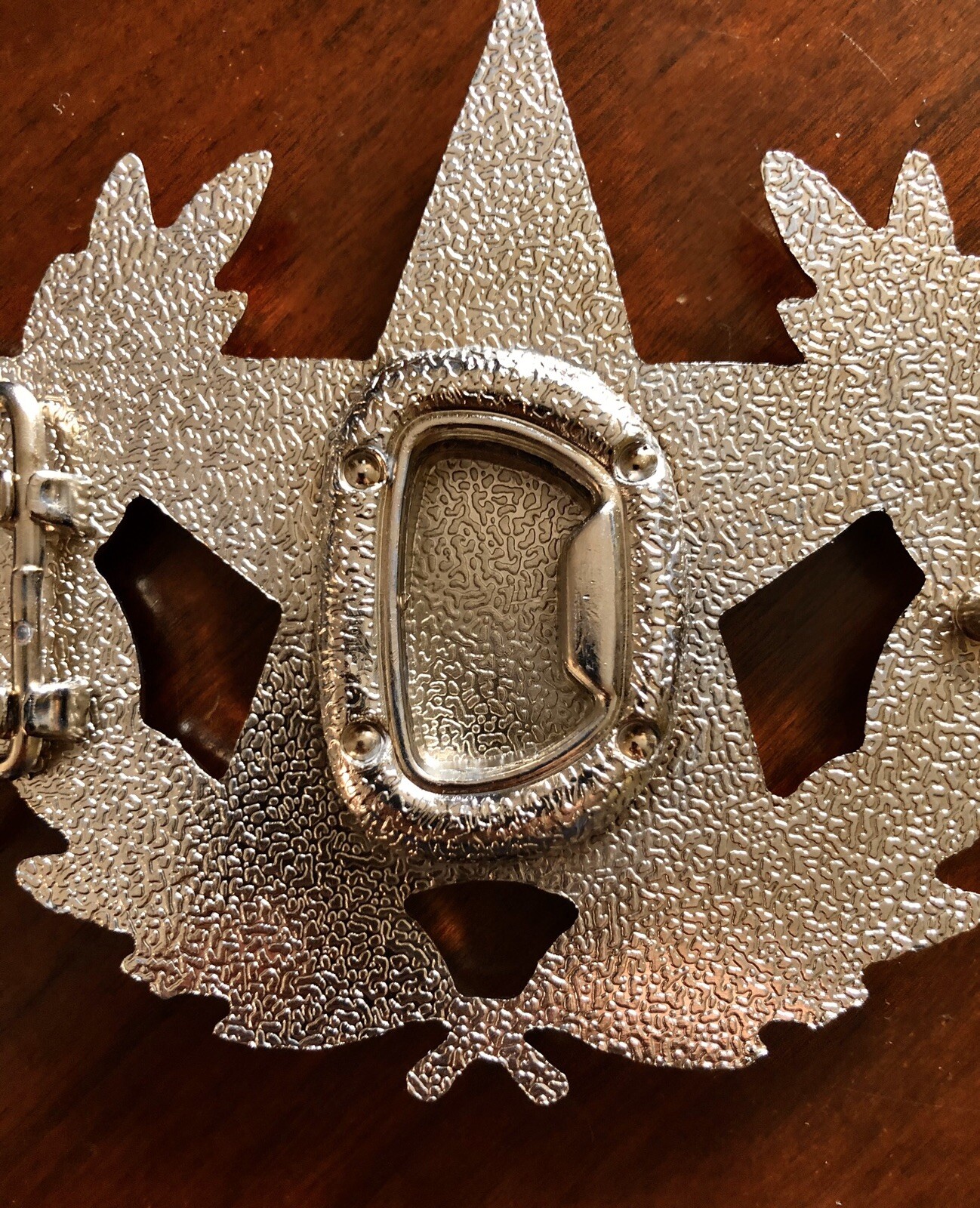 Roman Leaf Shining Pentagram Star Beer Bottle Opener Unisex Men’s Belt Buckle