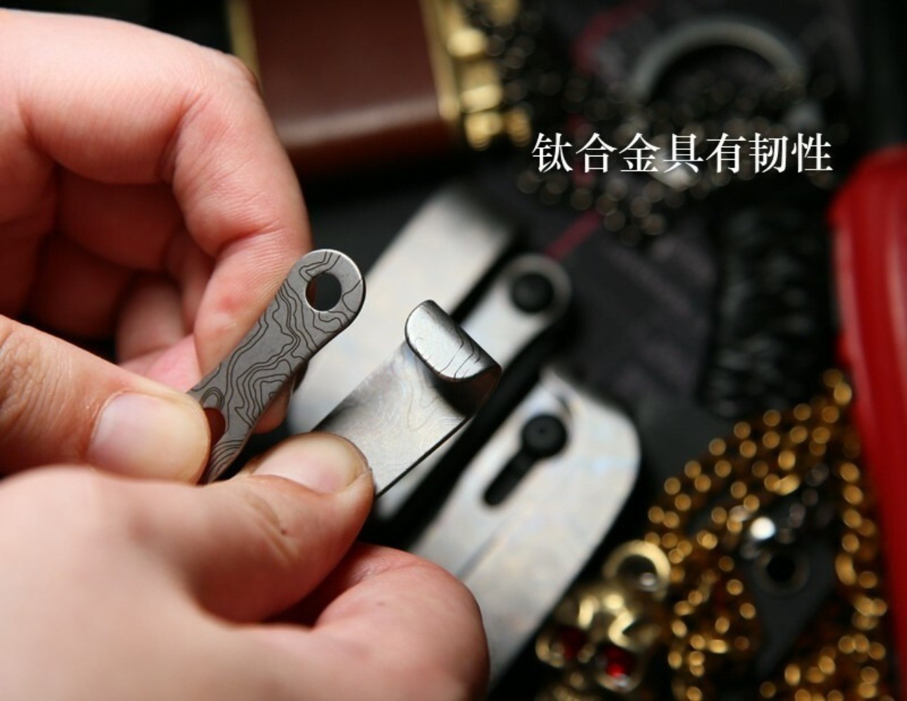Titanium Alloy Belt Clip Kydex Plate Clip Pocket Clip Waist Clip Hook Buckle