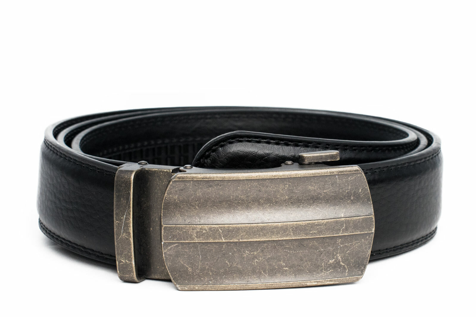 Belt men&rsquo;s automatic automatic belt black vintage grid belt grid New