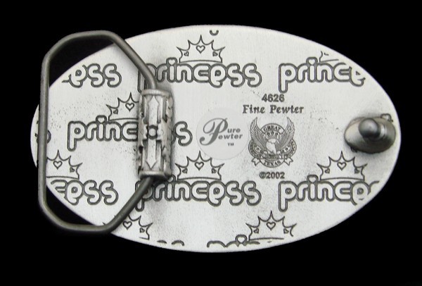 RG24115 *NOS* 2002 GREAT AMERICAN **PRINCESS** PEWTER BELT BUCKLE