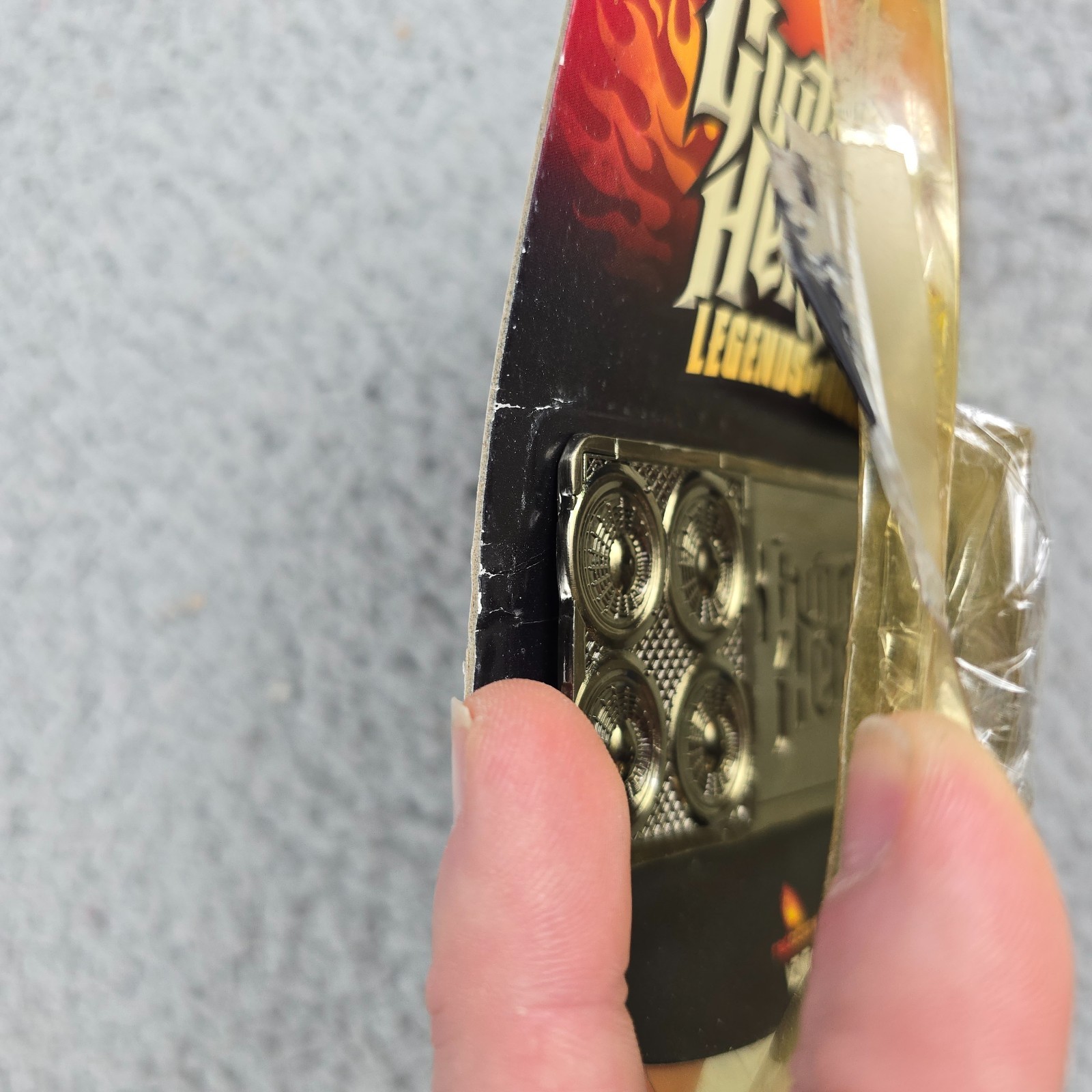 Guitar Hero 3 Legends of Rock Belt Buckle Blister Packed RedOctane New