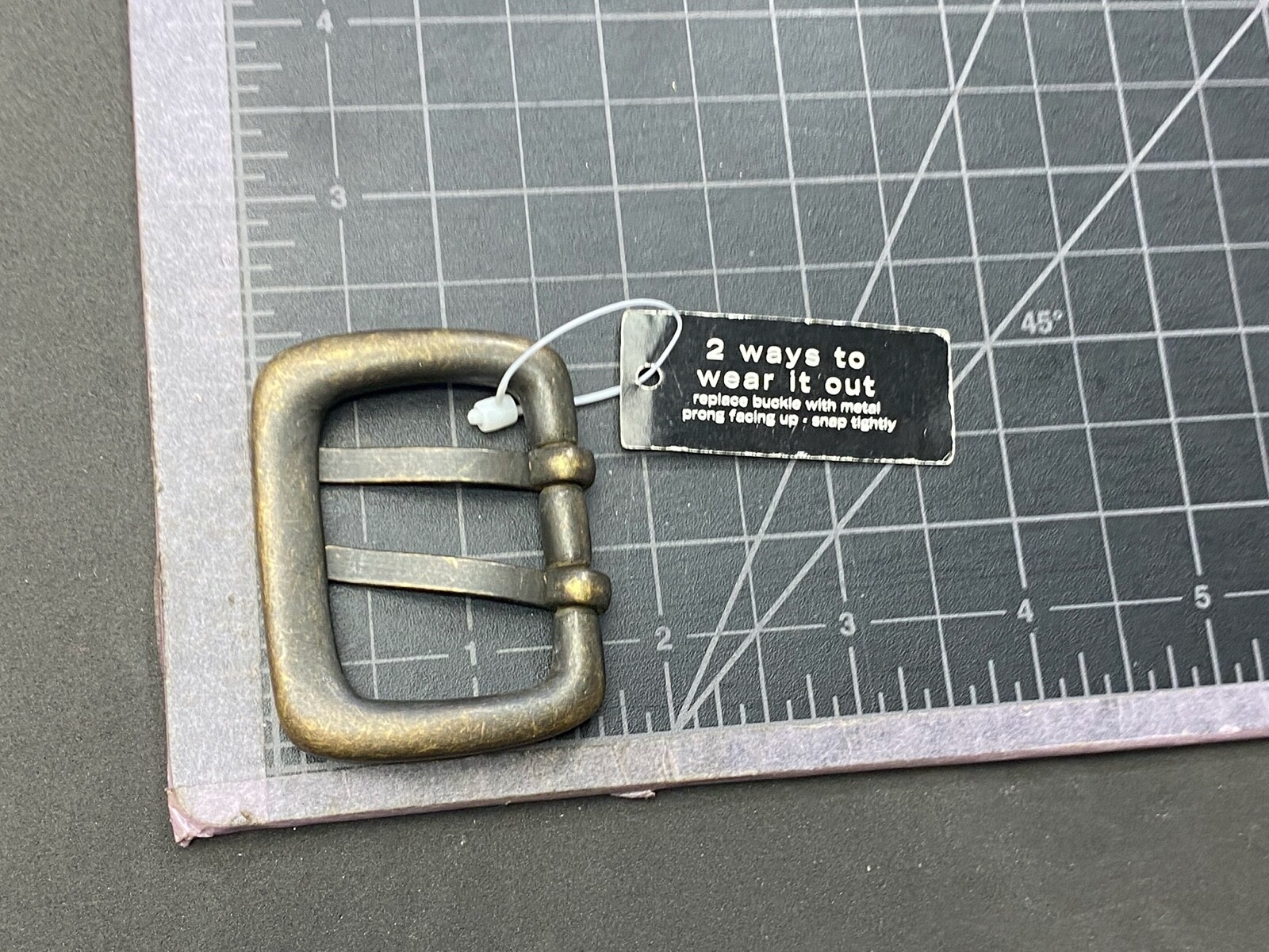 Simple Replacement 2000&rsquo;s Belt Buckle By Relic