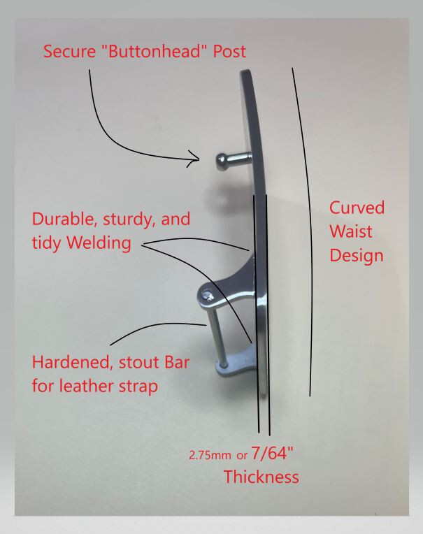 Buckle ONLY. Quality item for 1.5&Prime; belt. Perfect for DIY engraving etching!