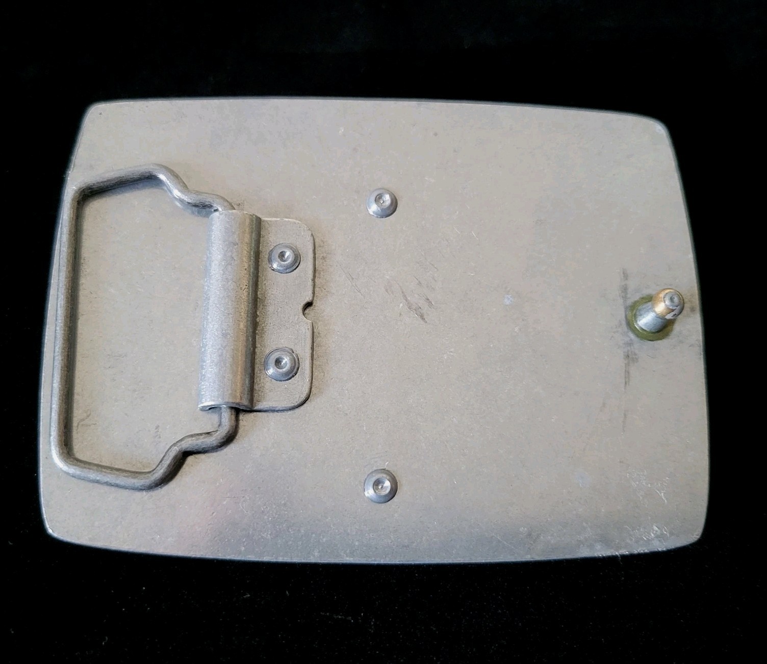Bottle Opener Belt Buckle « OPEN HERE » Large Functional Buckle 3.75&Prime; Fits To 1.6&Prime;