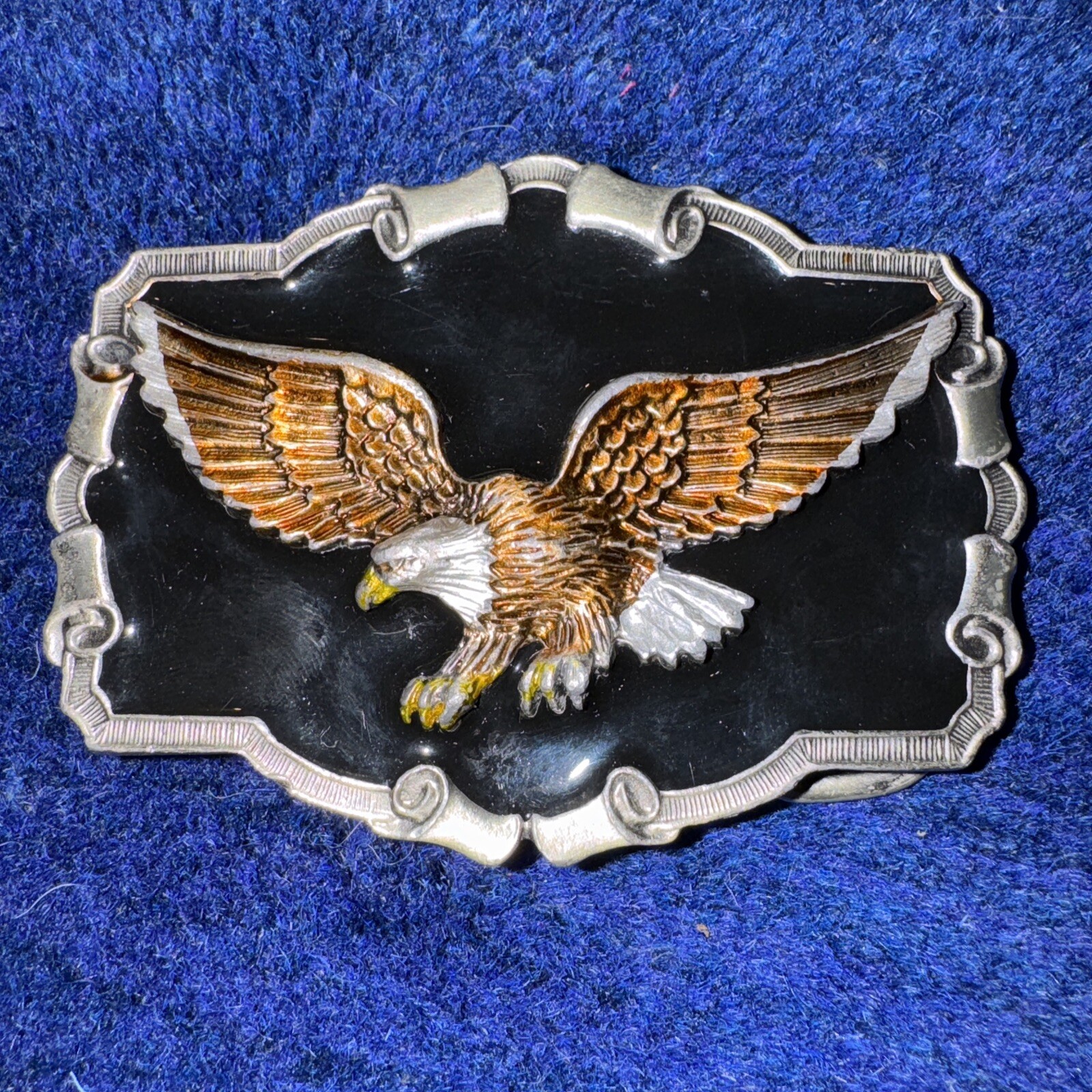 Open Wing Flying Eagle Belt Buckle – 1983 Great American Buckle Company