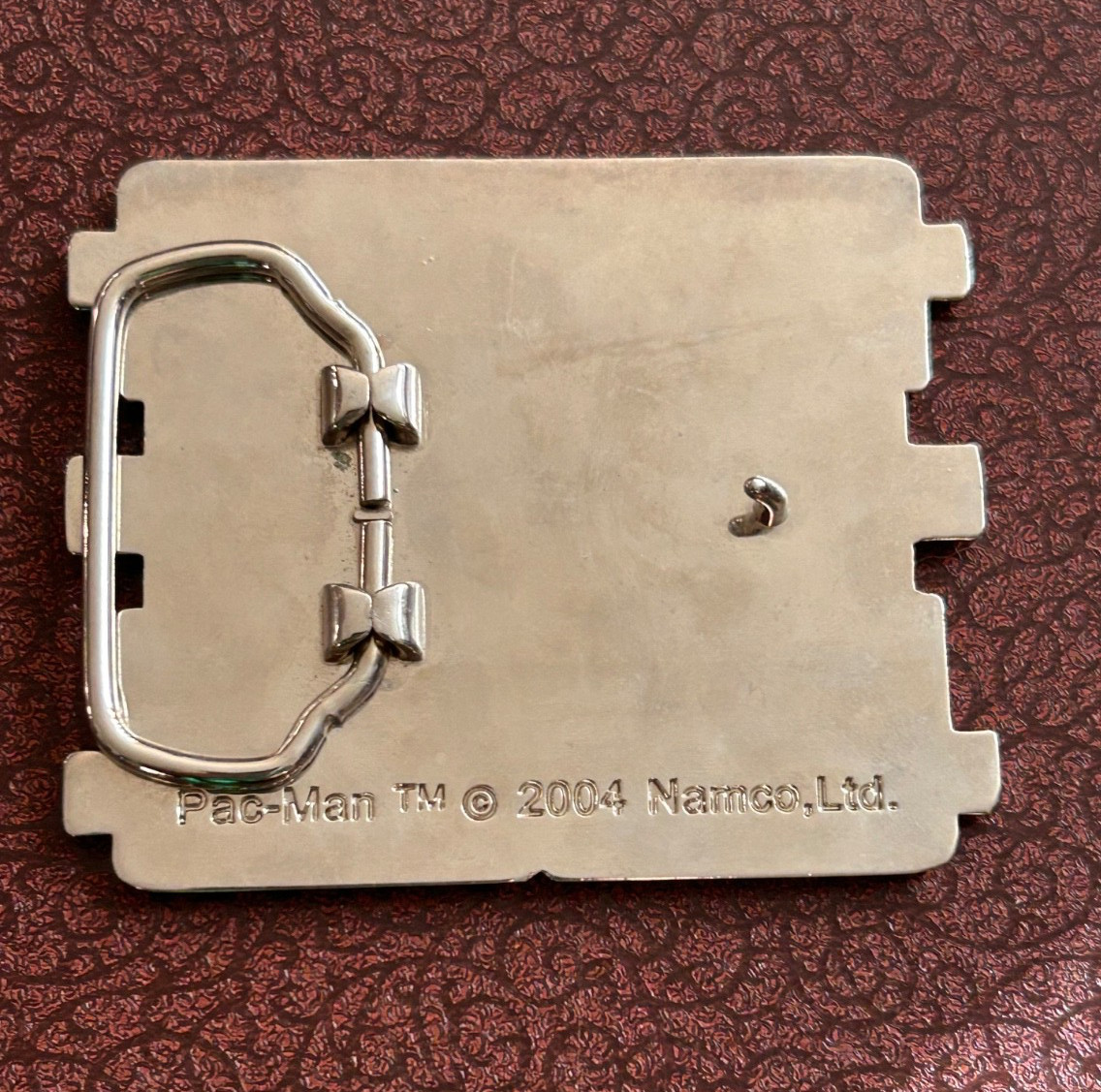 Pac-Man Namco Maze Video Game Belt Buckle Metal 2004