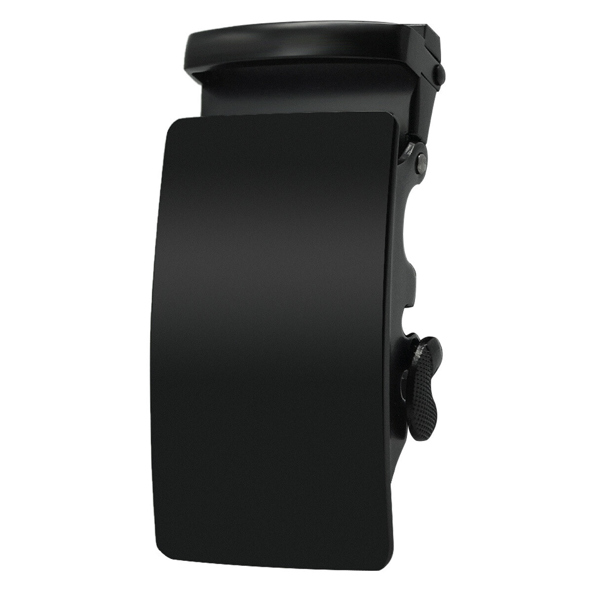 Fashion Men Classic Black Metal Automatic Buckle Ratchet Belt Buckle 3.5cm Width
