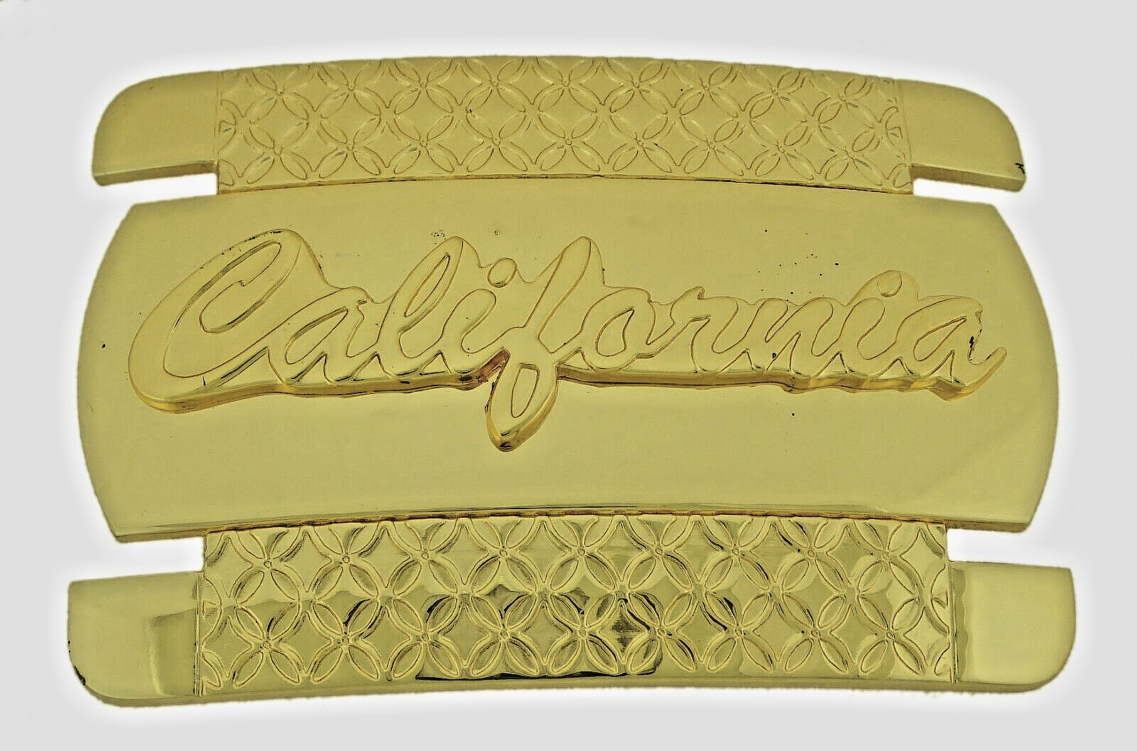 Vintage Golden State of California USA Belt Buckle Gold Metal Men Women Western