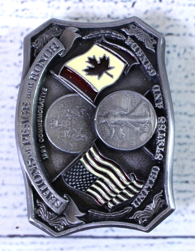 1991 Arrowhead Gemcraft Limited Edition Nations of Peace and Honor Belt Buckle
