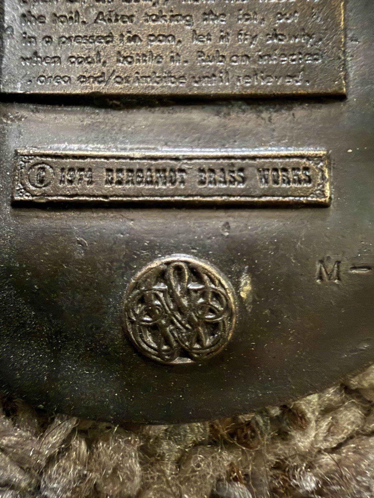 Vintage 1974 Rare Hard-to Find Rosie&rsquo;s Rattlesnake Remedy – Bergamot Belt Buckle